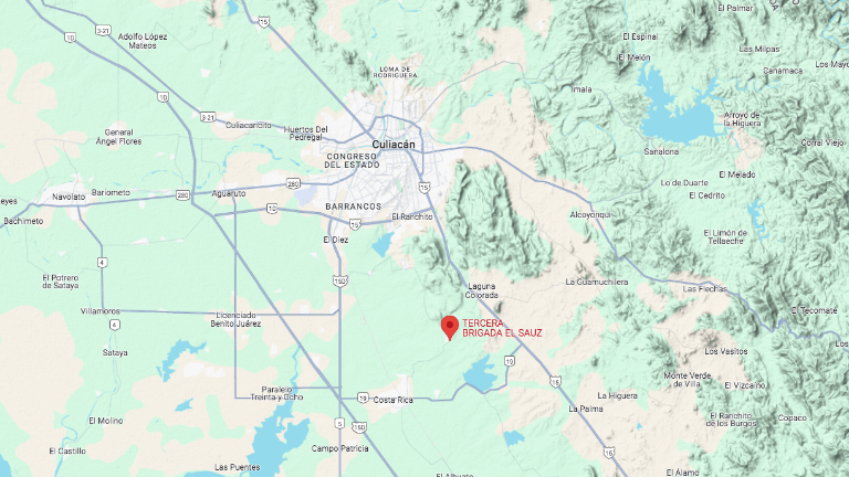 Al sur de Culiacán un civil resultó herido después de agredir a militares cerca de El Sauz.