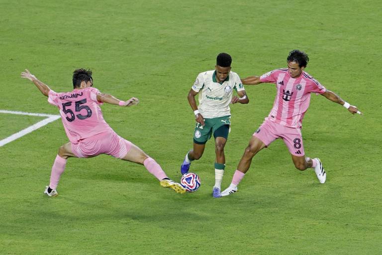 Palmeiras se llevó el Grupo A, pese al sufrido empate ante Inter Miami