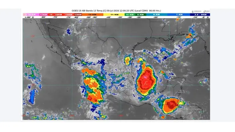 Para el lunes se esperan temperaturas de 35 a 40 grados.