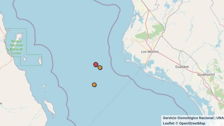 Un sismo de 5.2 grados sorprendió a la ciudad de Los Mochis.
