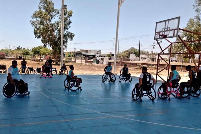 Guerreros de Mazatlán divide honores en arranque de Estatal de Basquetbol Sobre Silla de Ruedas