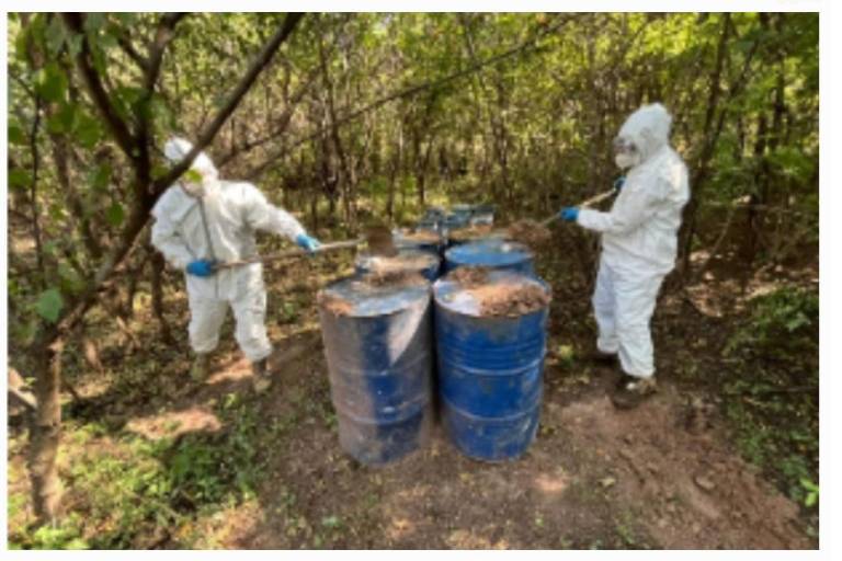 Inhabilitan un laboratorio de drogas sintéticas en operativos en Sinaloa