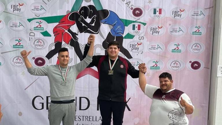 Sinaloa conquista tres oros en el Grand Prix de Luchas