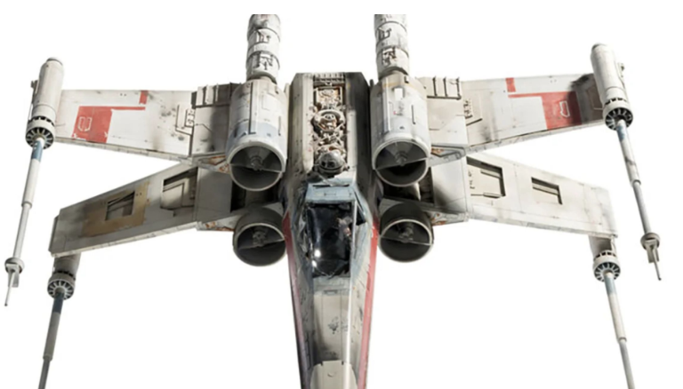 Subastarán un modelo de Ala-X, de ‘Star Wars’, perdido hace mucho tiempo