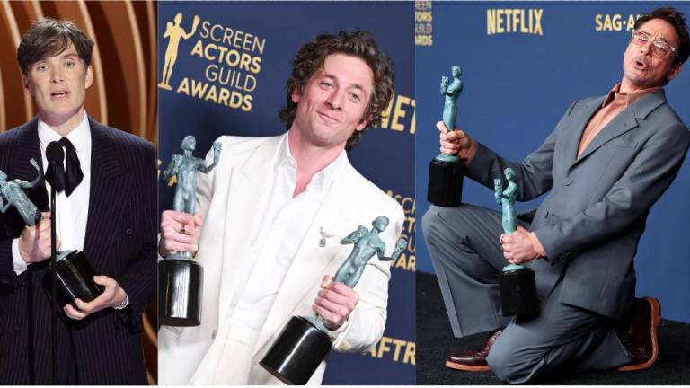 Cillian Murphy, Jeremy Allen y Robert Downey Jr. ganadores de la noche.