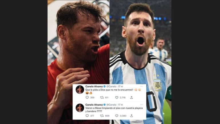Canelo está muy enojado con Messi.
