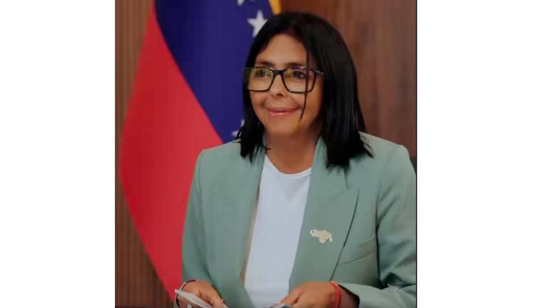 La presidenta interina de Venezuela, Delcy Rodríguez.