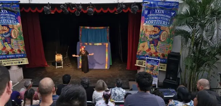 El grupo Teatro Comunidad participó en el Festival Internacional Nortíteres, con ‘Chiriventos: Cantos y Cuentos’.