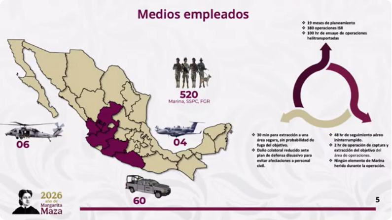 $!Captura de ‘El Jardinero’ desestabiliza estructura del CJNG, afirman Marina y SSPC