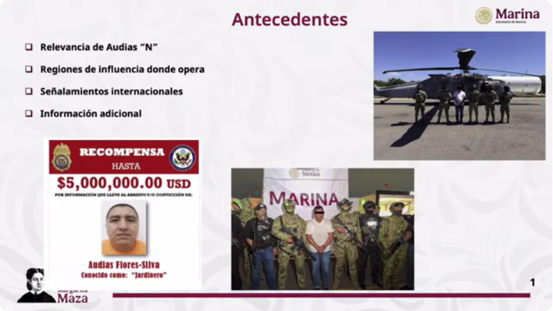 $!Captura de ‘El Jardinero’ desestabiliza estructura del CJNG, afirman Marina y SSPC