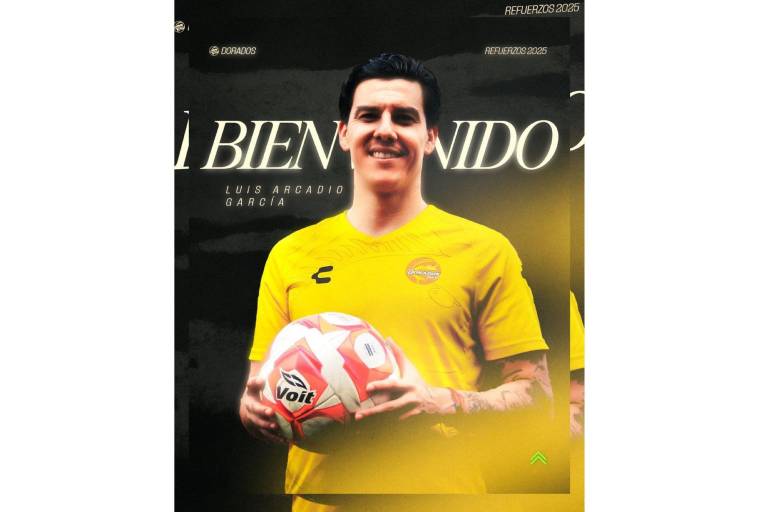 Luis García es nuevo jugador de Dorados de Sinaloa para el Apertura 2025