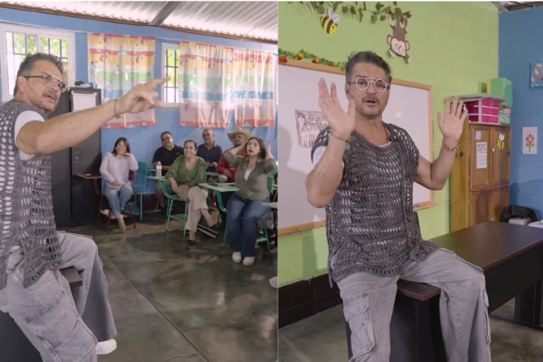 Regresa Ricardo Arjona al salón de clases, donde fue maestro de primaria