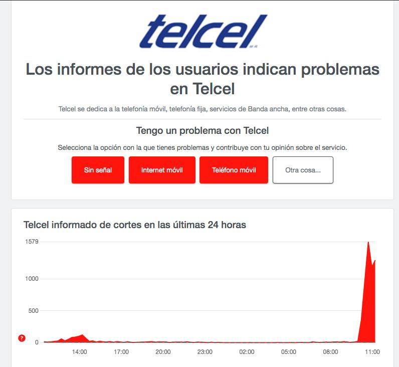 $!Reportan usuarios fallas en sus servicios de internet y telefonía de Telcel y Telmex