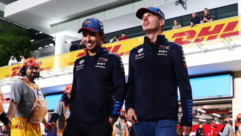 Sergio Pérez y Max Verstappen dicen que tienen una buena relación.
