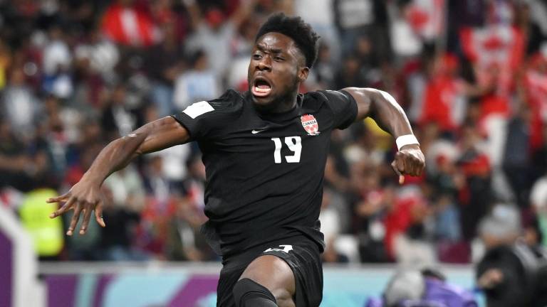 Este domingo, Alphonso Davies convirtió a los 67 segundos en el duelo entre Canadá y Croacia, pero no llegó a meterse en el top ten.