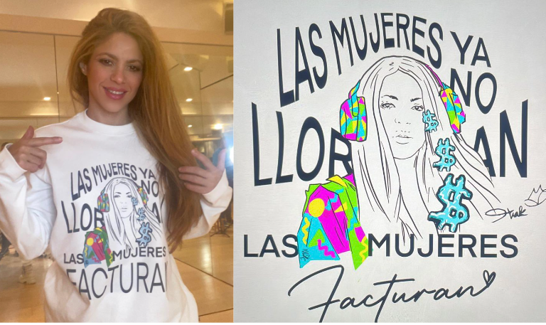 Vende Shakira sudadera con frase contra Piqué