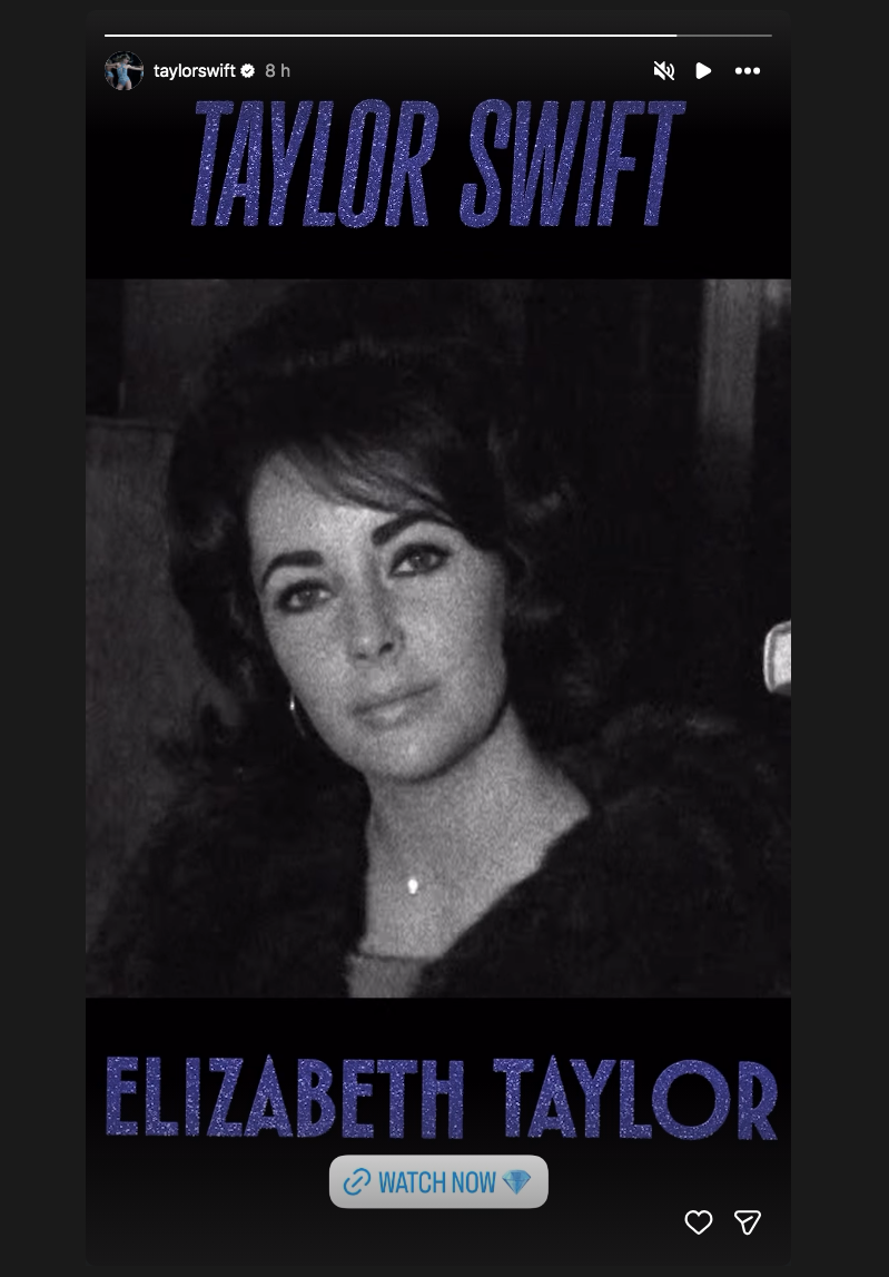 $!Brinda Taylor Swift un homenaje a Elizabeth Taylor con nuevo video