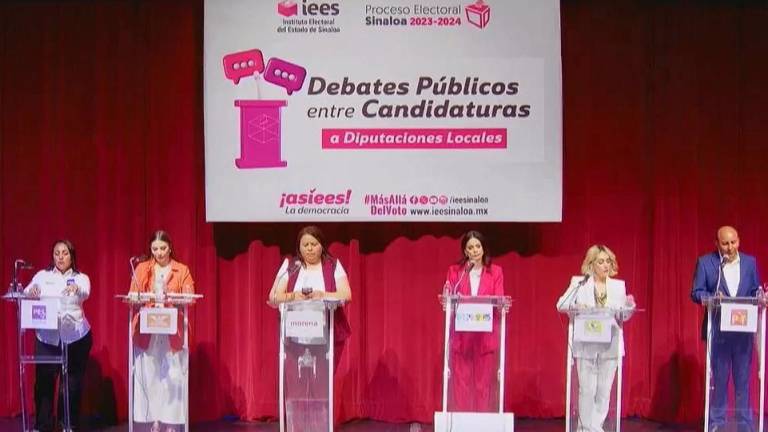 Candidatos a la Diputación por el Distrito 12 en Culiacán se enfrentaron a un debate.