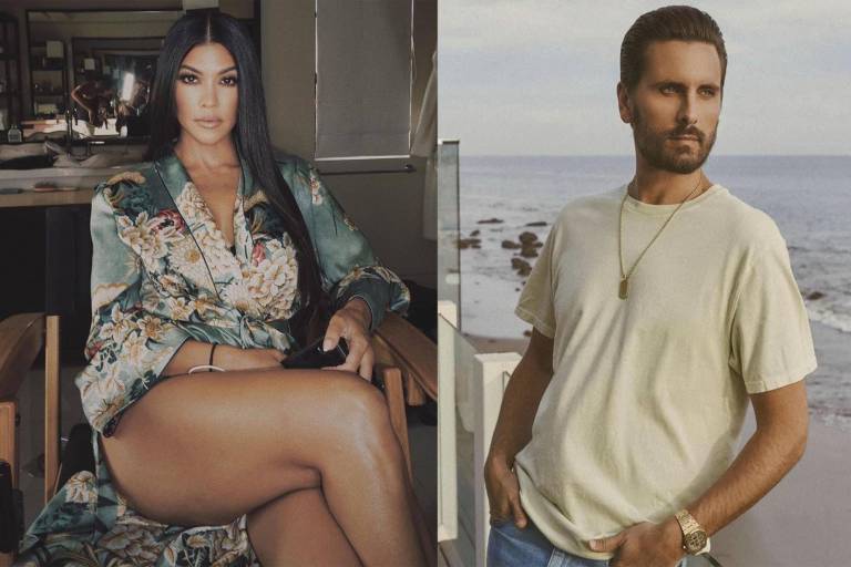Responde Kourtney Kardashian con fotos, a burlas de su ex Scott Disick