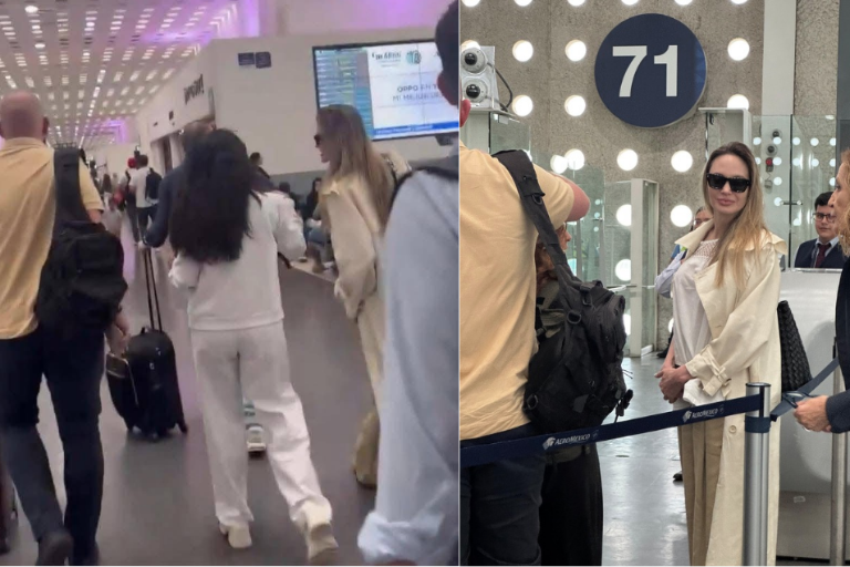 Salma Hayek y Angelina Jolie se reúnen en Veracruz