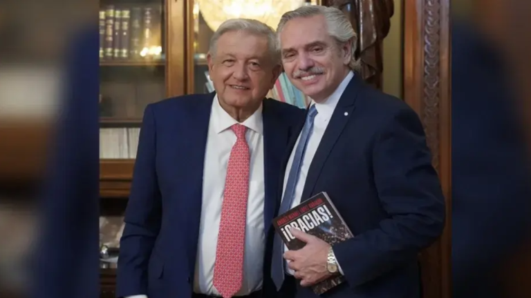 López Obrador se reúne con ex presidente argentino Fernández