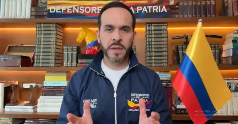 El candidato ultraderechista Abelardo de la Espriella.