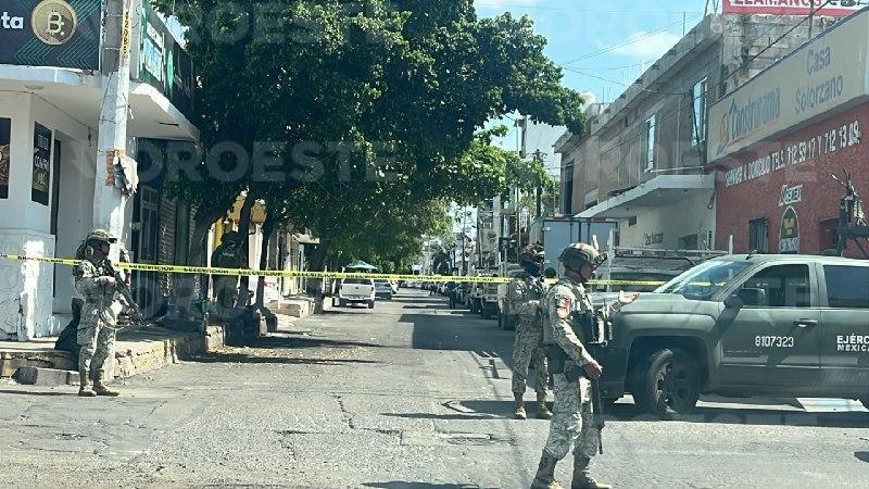 $!Balean a una mujer cerca de Mercadito Rafael Buelna, en el centro de Culiacán