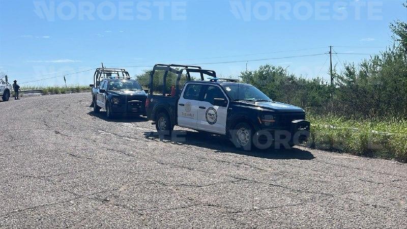 $!Abandonan restos humanos junto a la carretera La 12, en la sindicatura de Costa Rica, Culiacán