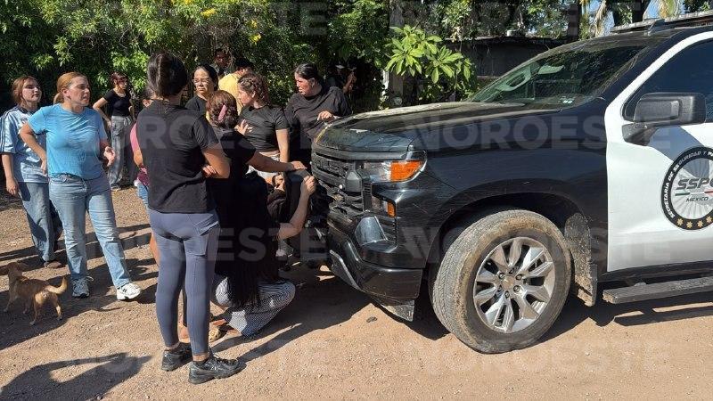 $!Denuncian abusos de Marina y SSPC durante operativo en Laguna Colorada, Culiacán