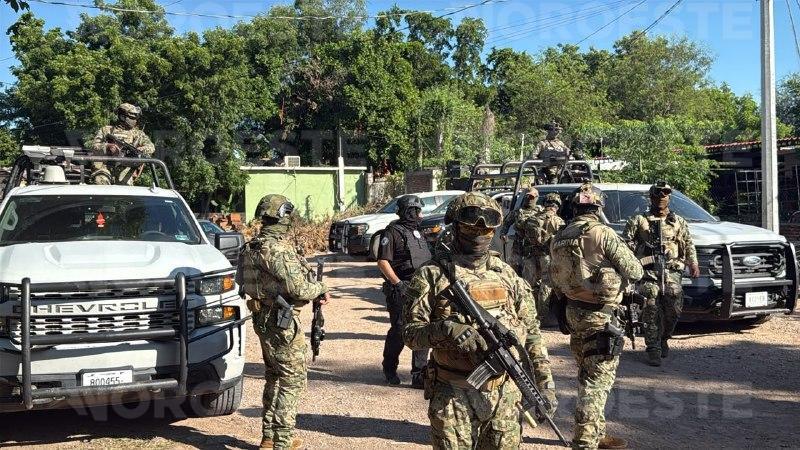 $!Denuncian abusos de Marina y SSPC durante operativo en Laguna Colorada, Culiacán