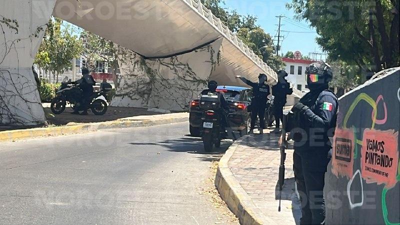 $!Persecución en Culiacán tras ataque a policías municipales