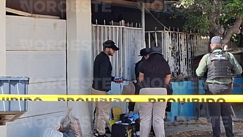 $!Asesinan a vecino de la Flores Magón e incendian su casa en Culiacán