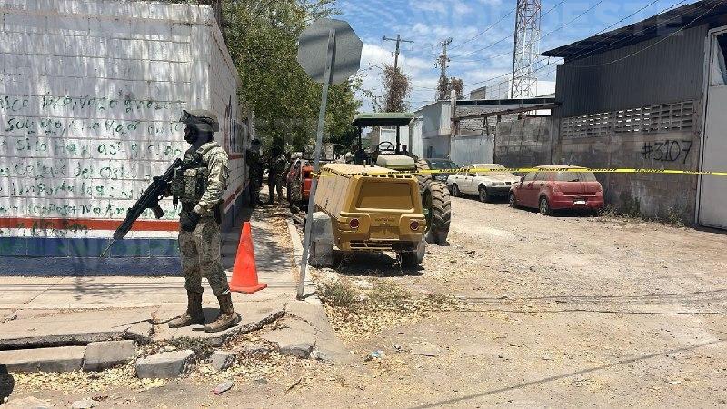 $!Ataque armado en taller de la colonia San Rafael deja un muerto y un herido en Culiacán