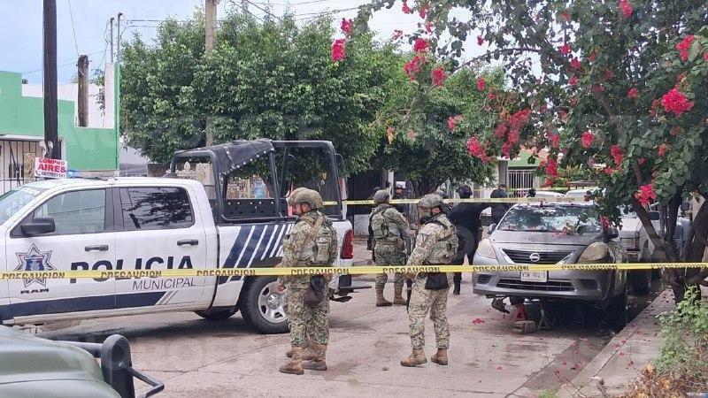 $!Disparan contra una casa en la Francisco Villa de Mazatlán; el inmueble fue escenario de un homicidio