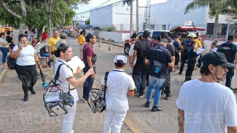 $!Activan protocolo químico en hospital del ISSSTE en Mazatlán; no hubo riesgo