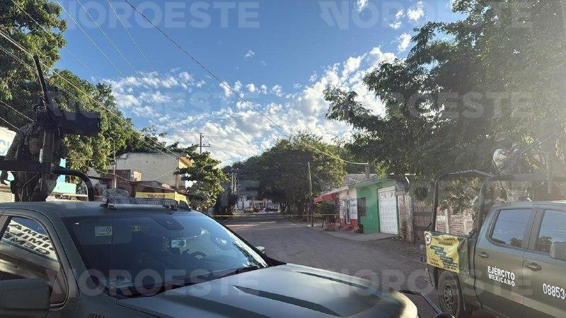$!Motociclista pierde la vida tras persecución armada en la colonia La Esperanza, Culiacán