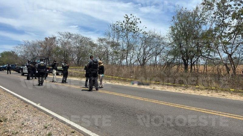 $!Culiacán: tras horas de espera, atienden hallazgo de hombre sin vida en la carretera a Imala