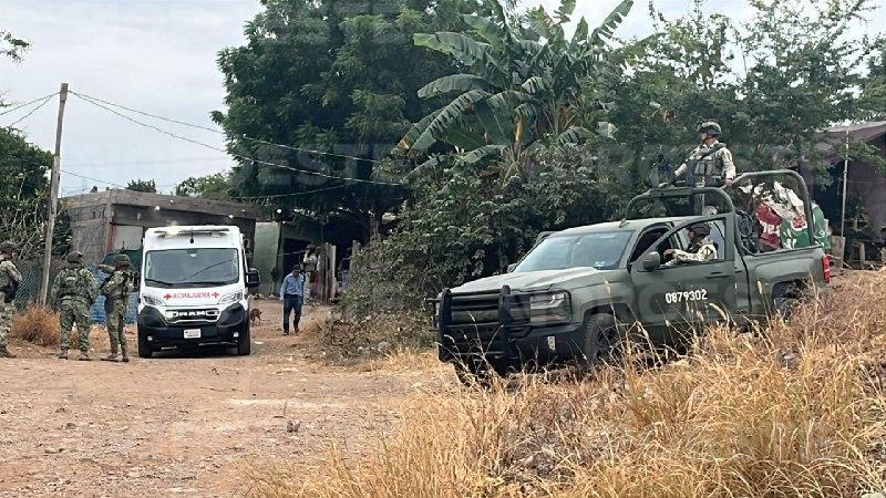 $!Balean a un hombre en la colonia Renato Vega Alvarado, al sur de Culiacán