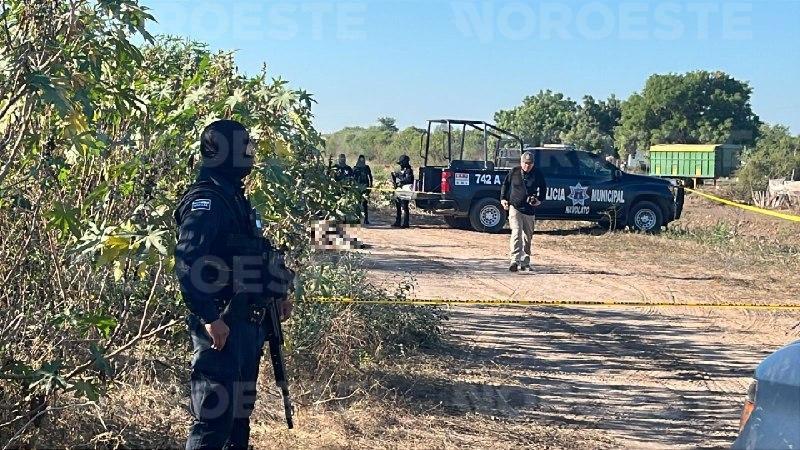 $!Localizan a dos hombres sin vida con huellas de violencia en el ejido Buenos Aires, Navolato