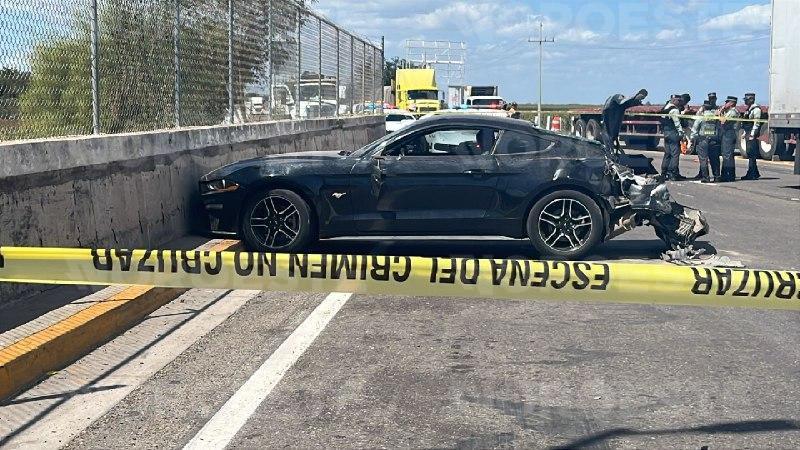 $!Muere hombre en choque múltiple cerca de caseta El Pisal