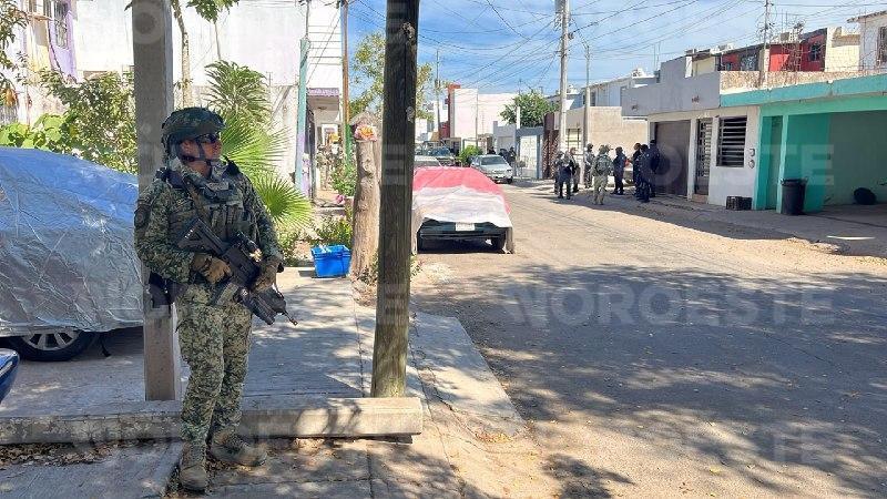 $!Hombre es asesinado a balazos en el fraccionamiento La Puerta en Culiacán