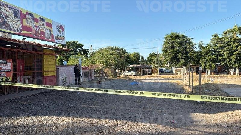 $!Asesinan a balazos a un hombre frente a una pollería en San Pedro, Navolato