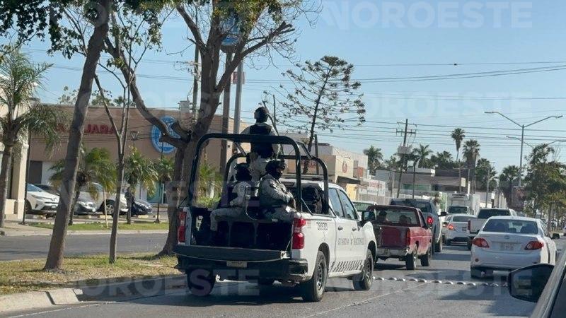 $!Segundo día de despliegue federal en Los Mochis: crece incertidumbre entre ciudadanos