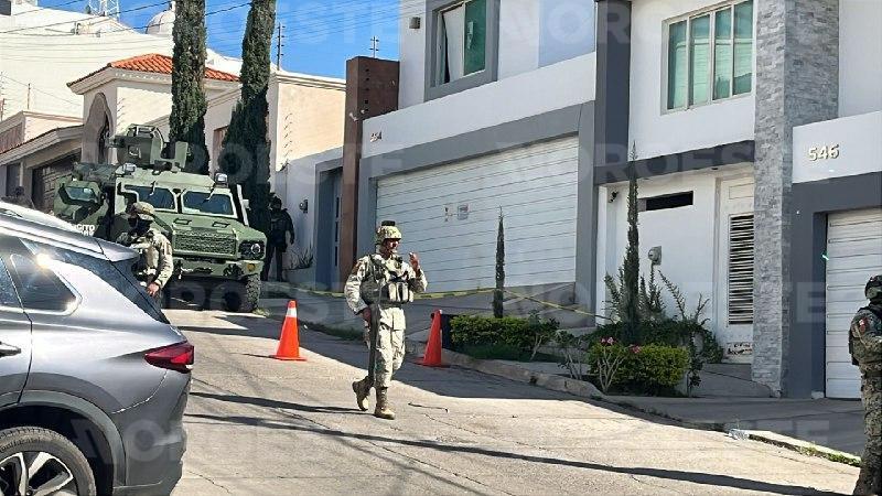 $!FGR catea un domicilio en sector Colinas de San Miguel, en Culiacán