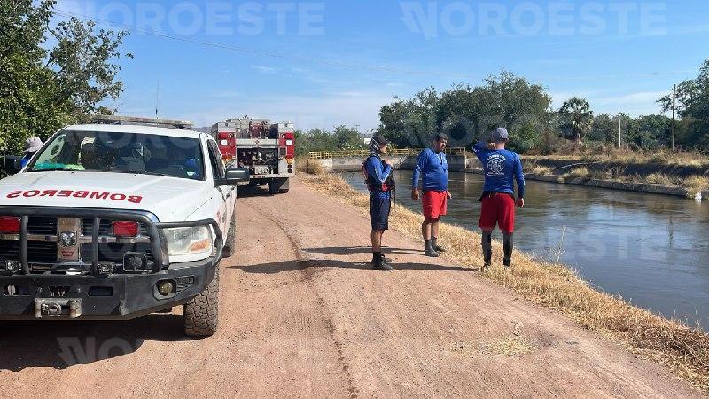 $!Sigue operativo de búsqueda de menor que cayó en un canal al norte de Culiacán