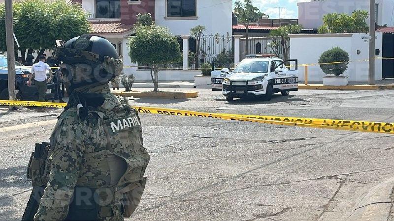 $!Asesinan a dos agentes de Tránsito en ataque armado en la colonia San Rafael, Culiacán