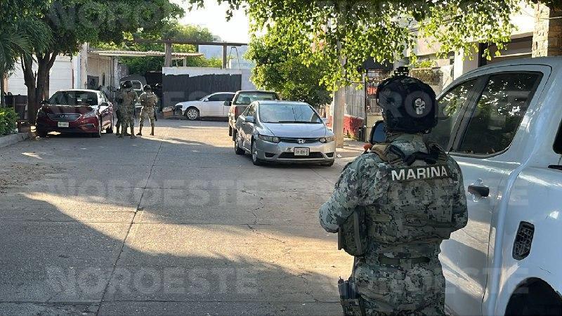 $!Ataque armado en taller mecánico del sector Terranova deja dos personas sin vida en Culiacán