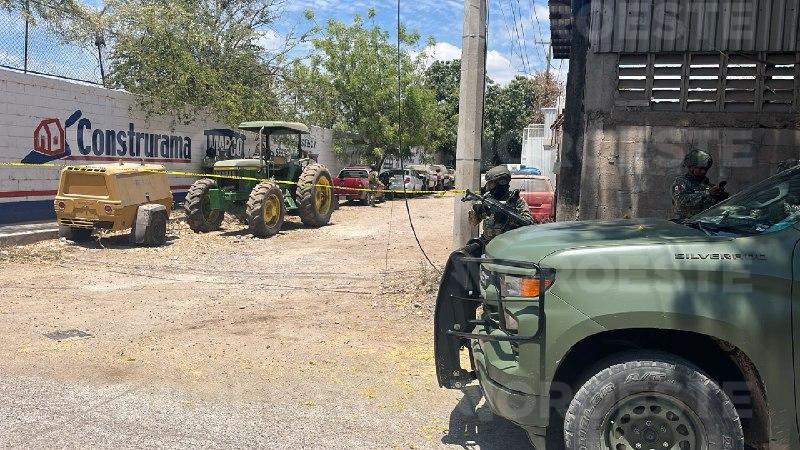 $!Ataque armado en taller de la colonia San Rafael deja un muerto y un herido en Culiacán