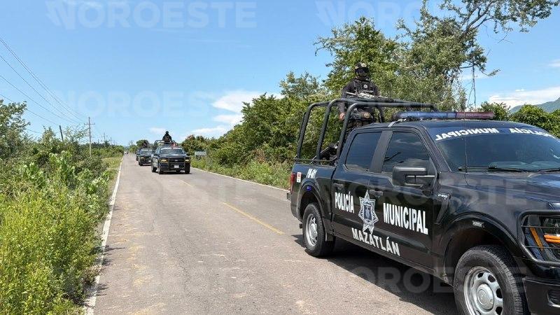 $!Despliegan operativo militar en poblados del sur de Mazatlán; trasciende captura de líder criminal
