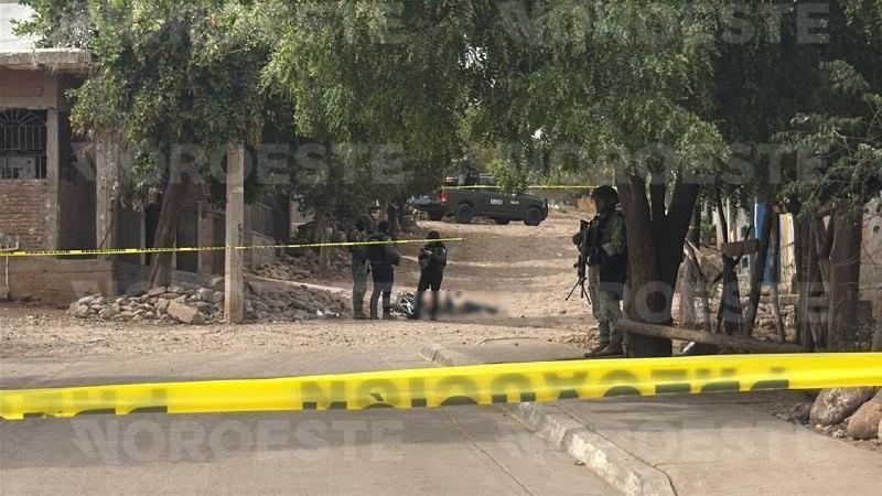 $!Matan a balazos a motociclista en la colonia Jesús Valdés, al norte de Culiacán